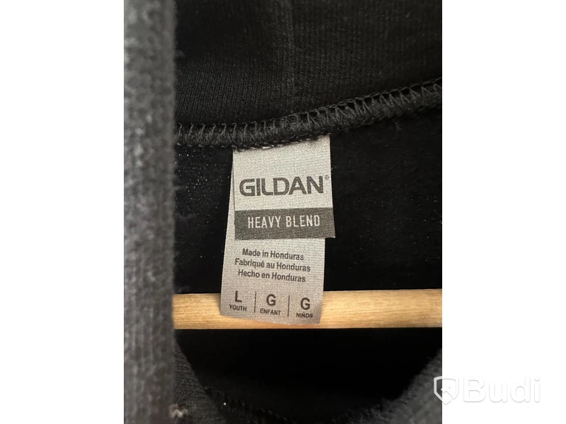 2st. Hoodies, barn-stl. L, Gildan, svart
