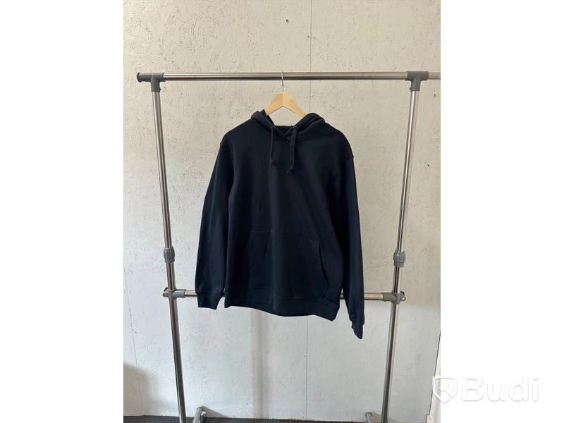 Hoody, stl. L, Clique, dark navy. & (NY) Dambyxor, stl. L, Cutter & Buck, dark navy.