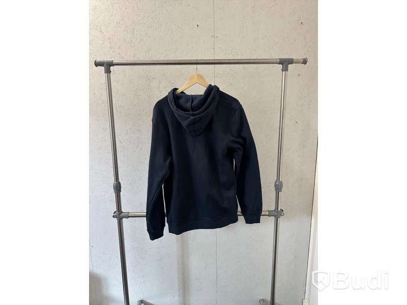 Hoody, stl. L, Clique, dark navy. & (NY) Dambyxor, stl. L, Cutter & Buck, dark navy.
