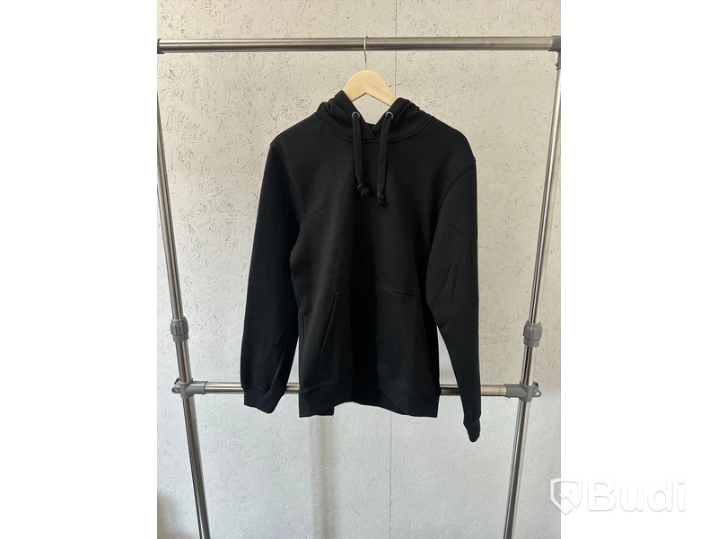 Hoodie, stl. M, Clique, svart. & (NY) Vandrarbyxor, stl. M, Gesto Workwear, svart.