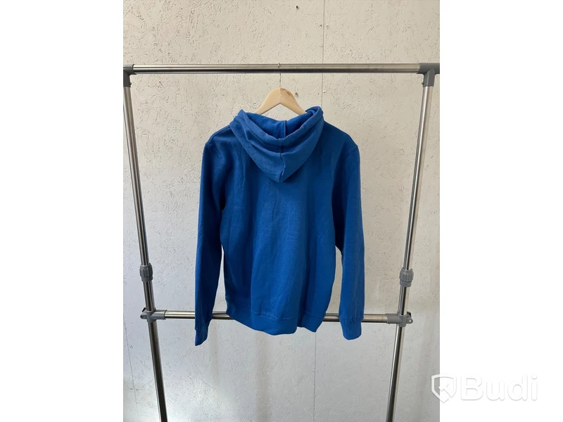 2 st. Hoodies, stl. M, Clique, svart & royal blue.