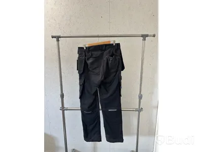 Arbetsbyxor, stl. C52/L, Projob, svart. & (NY) Zip-hoody, stl. L, Jack & Jones, svart.