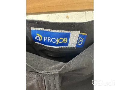 Arbetsbyxor, stl. C52/L, Projob, svart. & (NY) Zip-hoody, stl. L, Jack & Jones, svart.