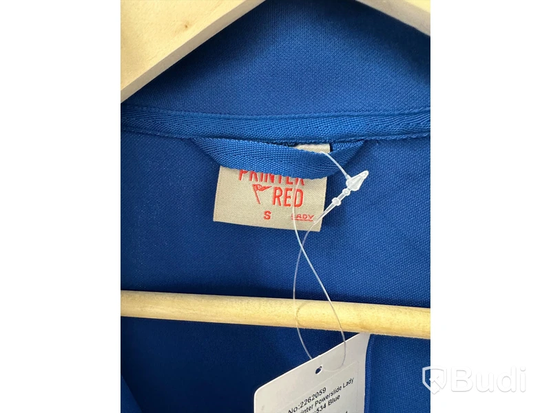 Damtröja, stl. S, Printer Red, blå.