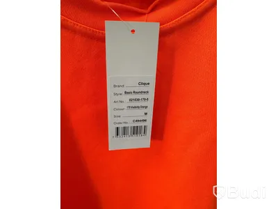 2 st. Tröjor, stl. XS & M, Clique, visibility orange.