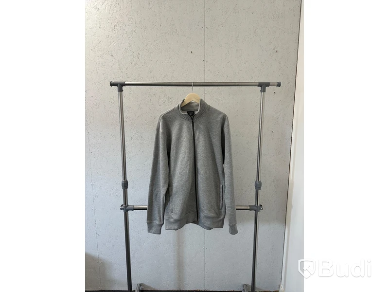 2 st. Zip-hoodies, stl. XL & stl. XS, Clique, grey melange.