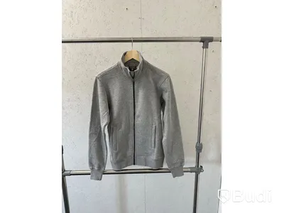 2 st. Zip-hoodies, stl. XL & stl. XS, Clique, grey melange.