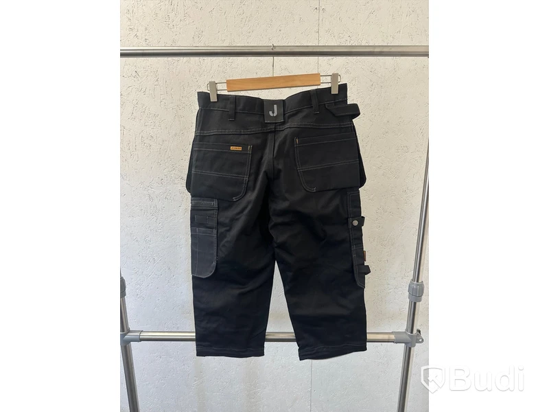 Herr-arbetsshorts, stl. C46/S, Jobman, svart.