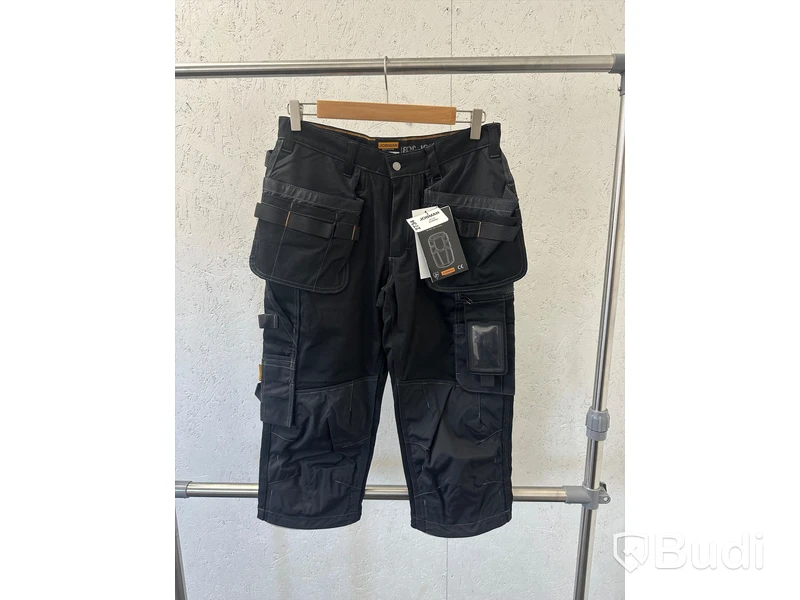 Herr-arbetsshorts, stl. C46/S, Jobman, svart.