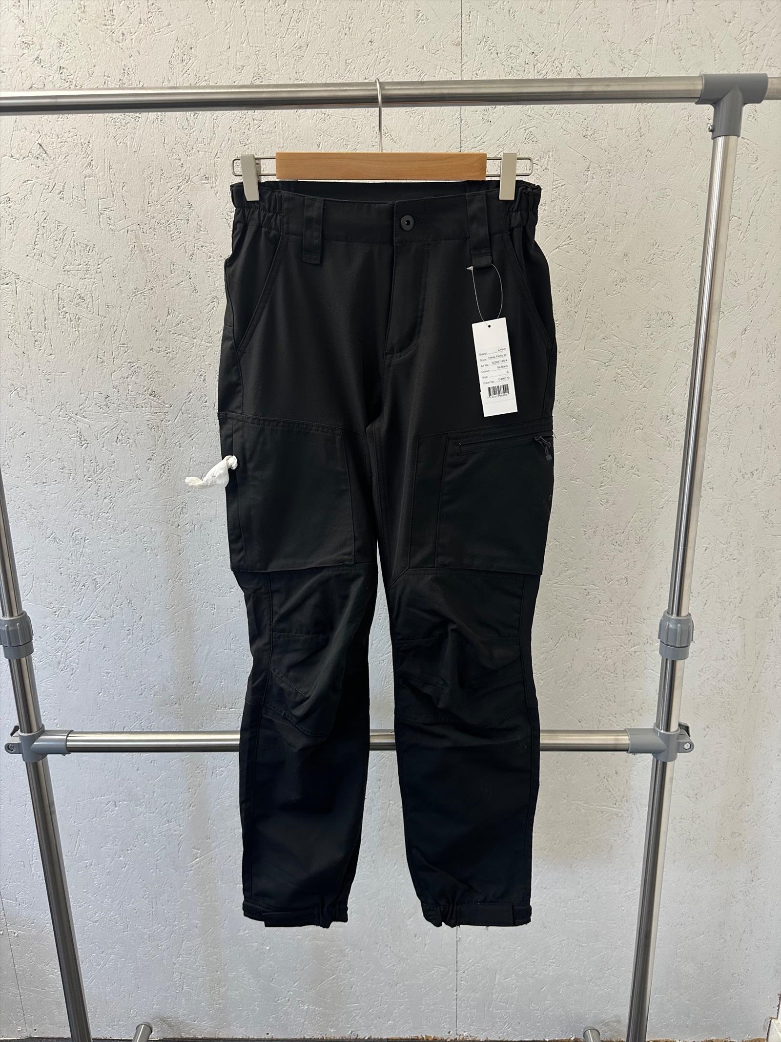 dam-vandringsbyxa, stl. S, Clique, svart.