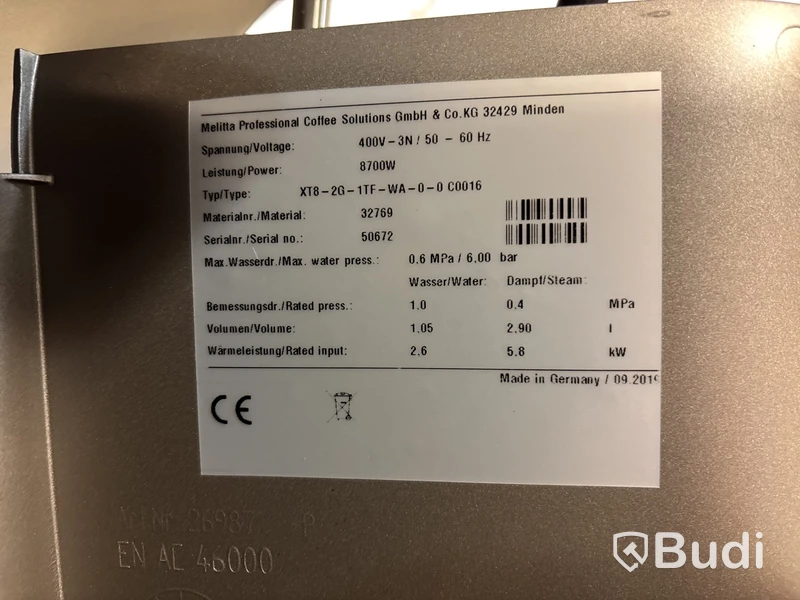 Kaffemaskin Melitta, Cafina XT8