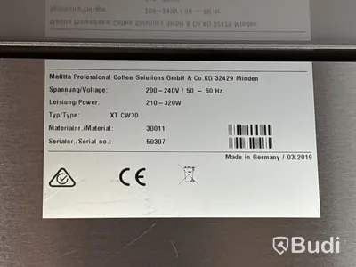Koppvärmare Melitta XT CW30 - Reservdelaobjekt/Reparationsobjekt