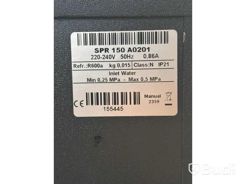 Vattenkylare Zeroca, SPR 150 A0201