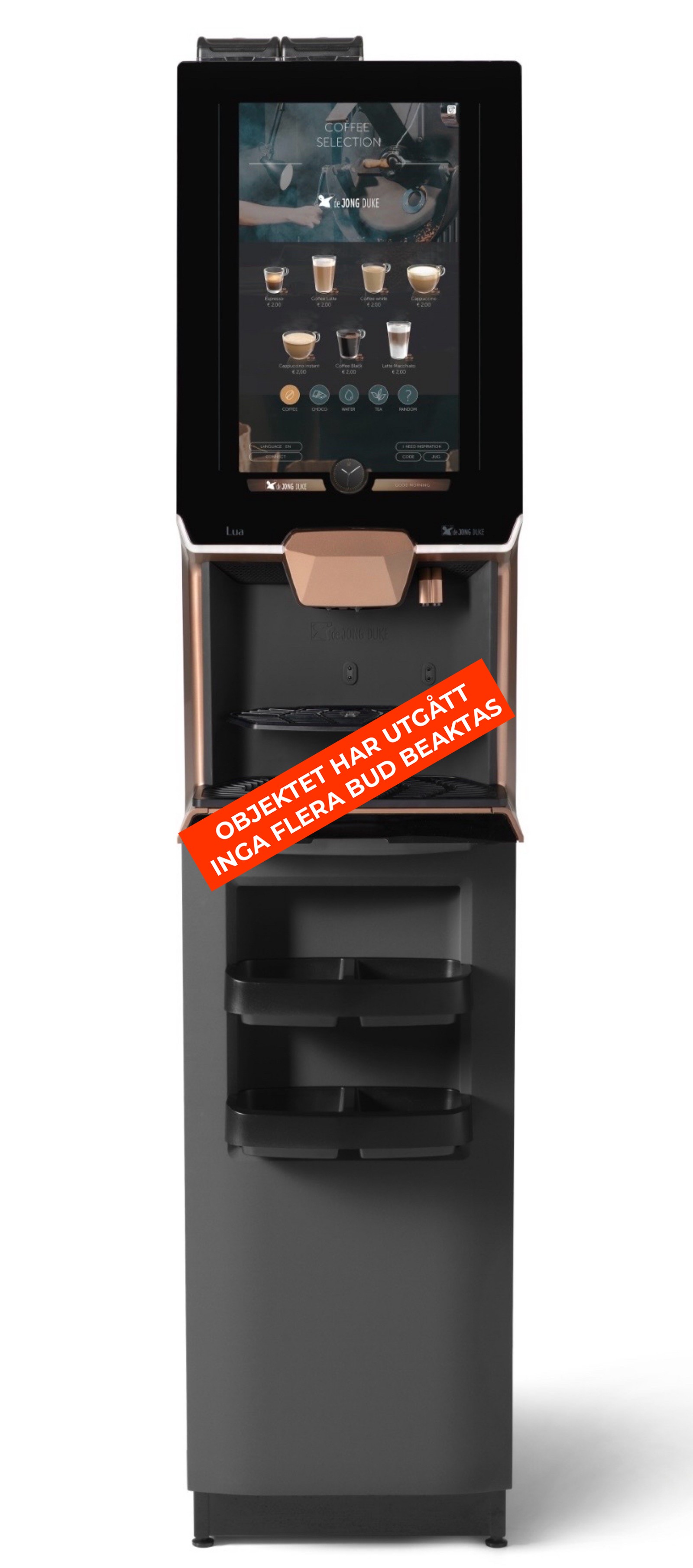 Ytterhölje till kaffemaskin de Jong duke, 9OKEK1140