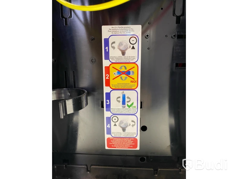 2 st. Vattenautomat Escowa, Omni bordsmodell, svart
