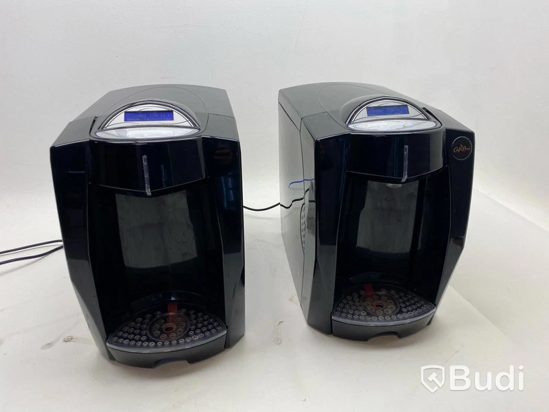 2 st. Vattenautomat Escowa, Omni bordsmodell, svart