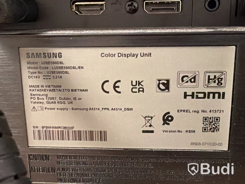 Datorskärm Samsung 28-tum