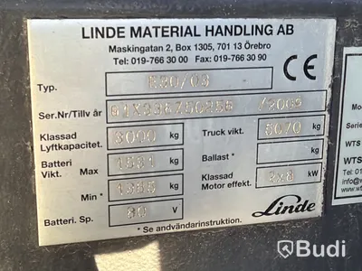Eltruck Linde E30 -2009