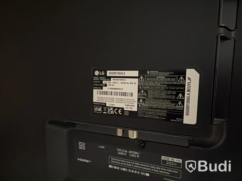 86-tum LG tv UHD