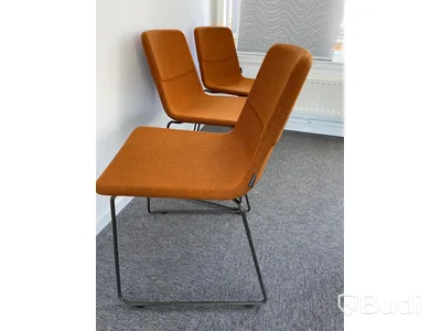 Konferensstol Orange, 9 st, Märke Narbutas