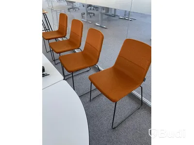 Konferensstol Orange, 9 st, Märke Narbutas