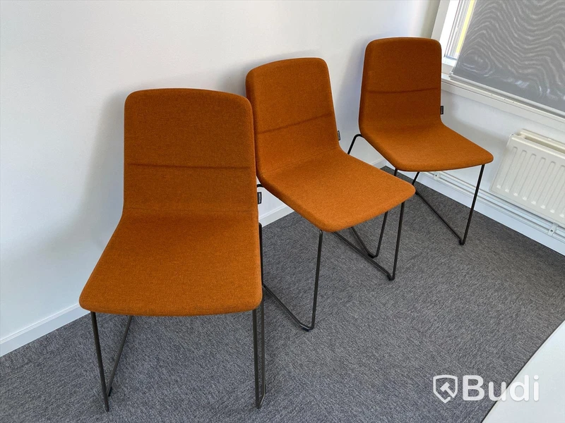 Konferensstol Orange, 9 st, Märke Narbutas