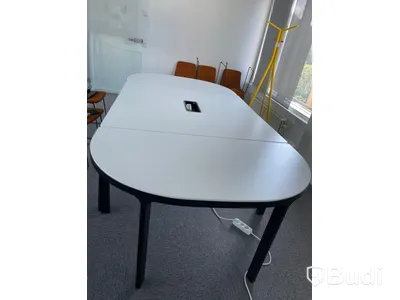 Konferensbord med medielåda 280cm längd , 140 bredd