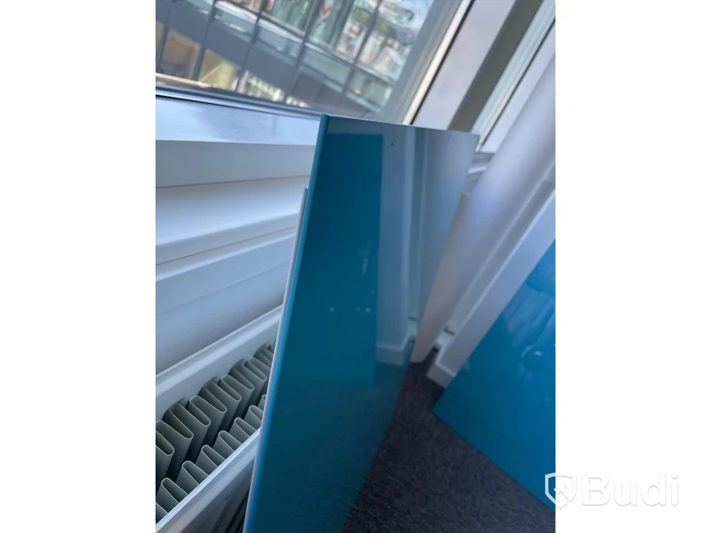Whiteboards blått glas, 75x75cm,6st