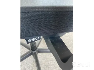 Kontorsstol Iksu svart med armstöd