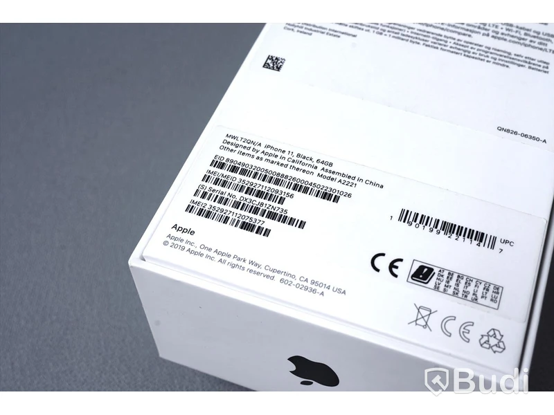 iPhone 11 black - 64 GB, 87 procent batterihälsa, Apple med.