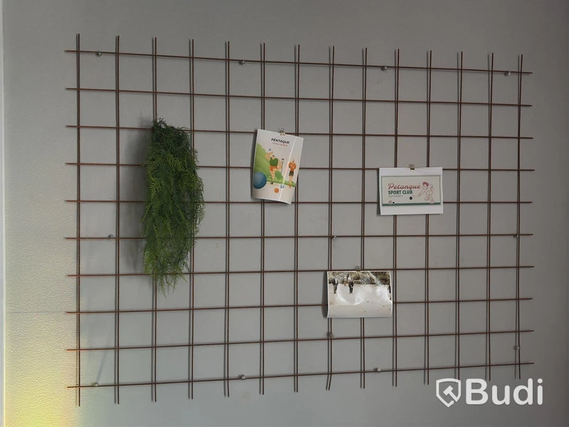 4 pcs. reinforcing bars for wall décor, various sizes