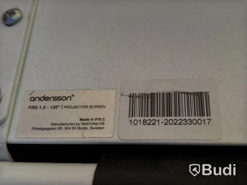 Skärm Samsung 55 tum inkl. projektduk Andersson