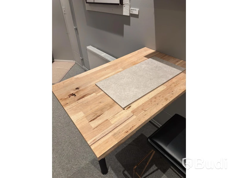 Wall-mounted table, incl. 2 stools and shelf