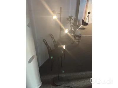 Bench, 2 chairs and assorted furnishings