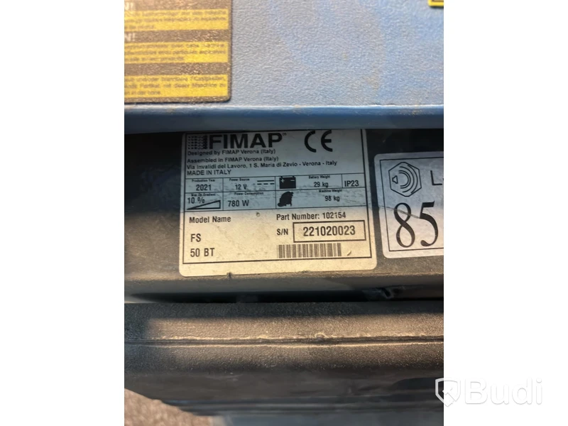 Sweeper/multifunction machine Fimap FS 50 BT PADEL EDITION, 2021