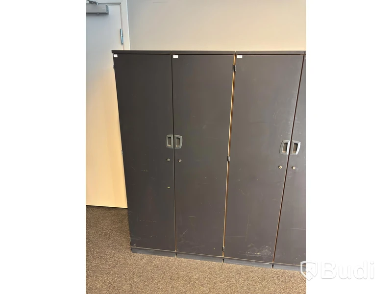 3 st. Omklädningsskåp, dubbla