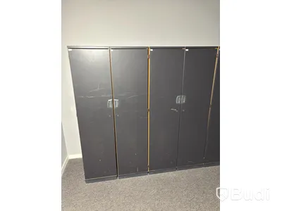 5 st Omklädningsskåp, dubbla