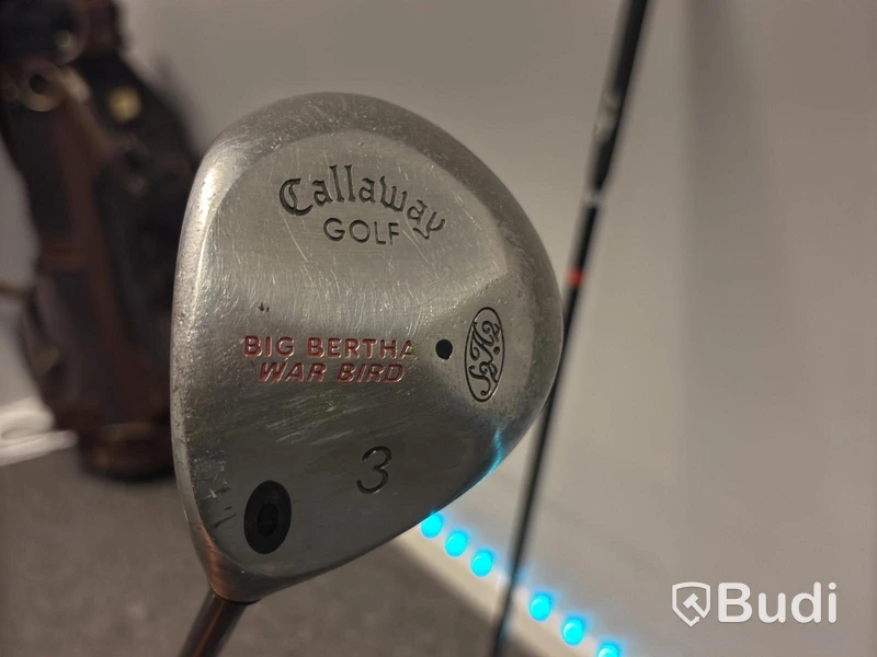 Parti med golfklubbor, blandade modeller