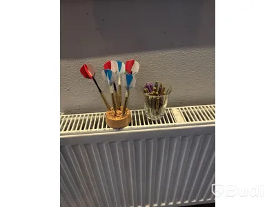 4 st. Darttavlor inkl. lampor och panel