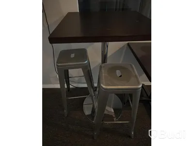 2 Bar Tables incl. Stools