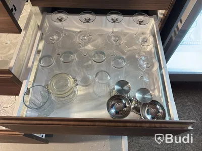Lot of glasses and pitchers