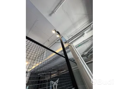 Padel court, panorama model in aluminum incl. net - suitable for both outdoor and indoor use