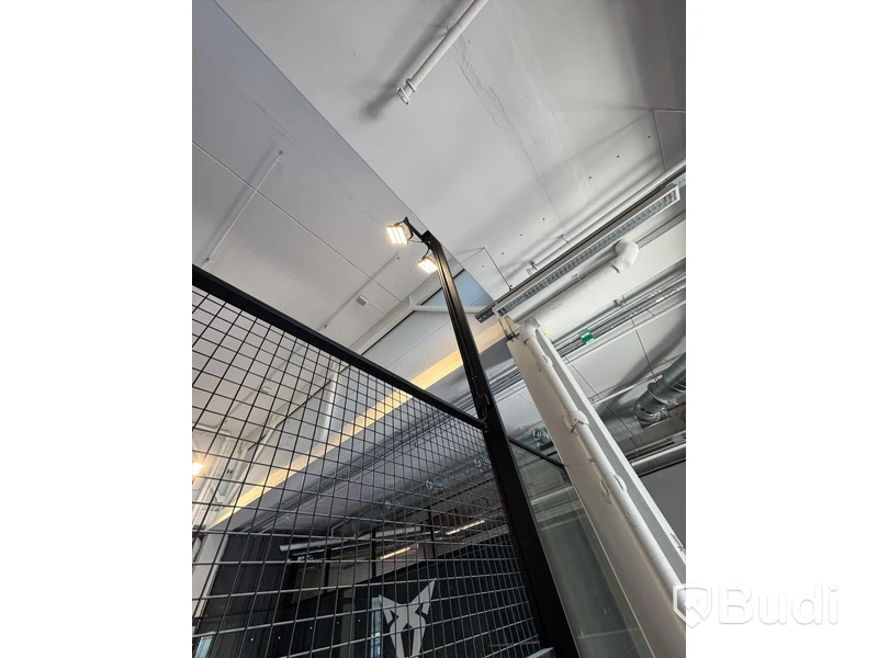 Padel court, panorama model in aluminum incl. net - suitable for both outdoor and indoor use
