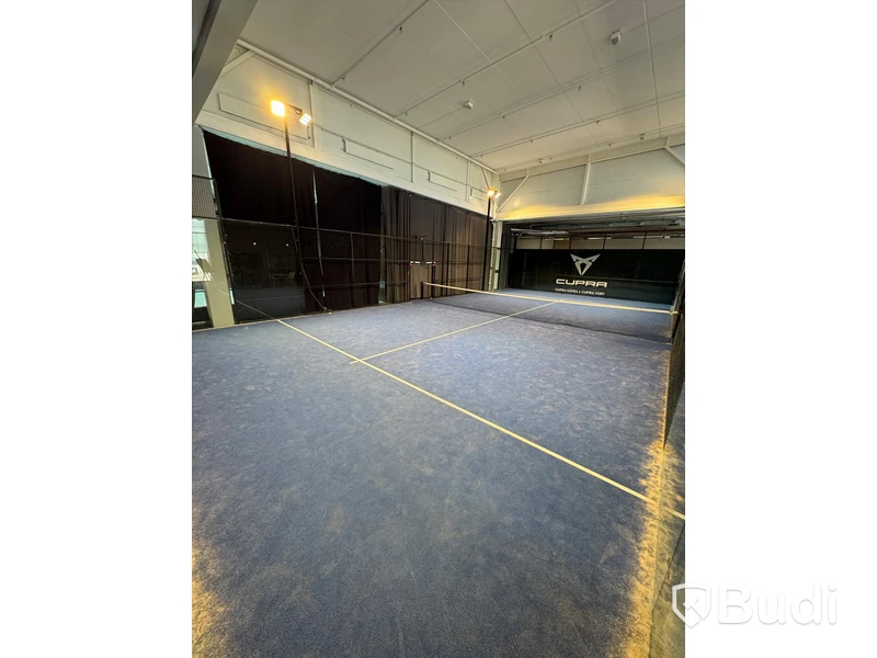 Padel court, panorama model in aluminum incl. net - suitable for both outdoor and indoor use