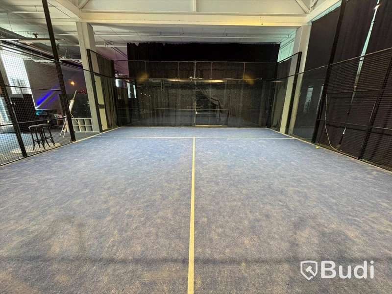 Padel court, panorama model in aluminum incl. net - suitable for both outdoor and indoor use