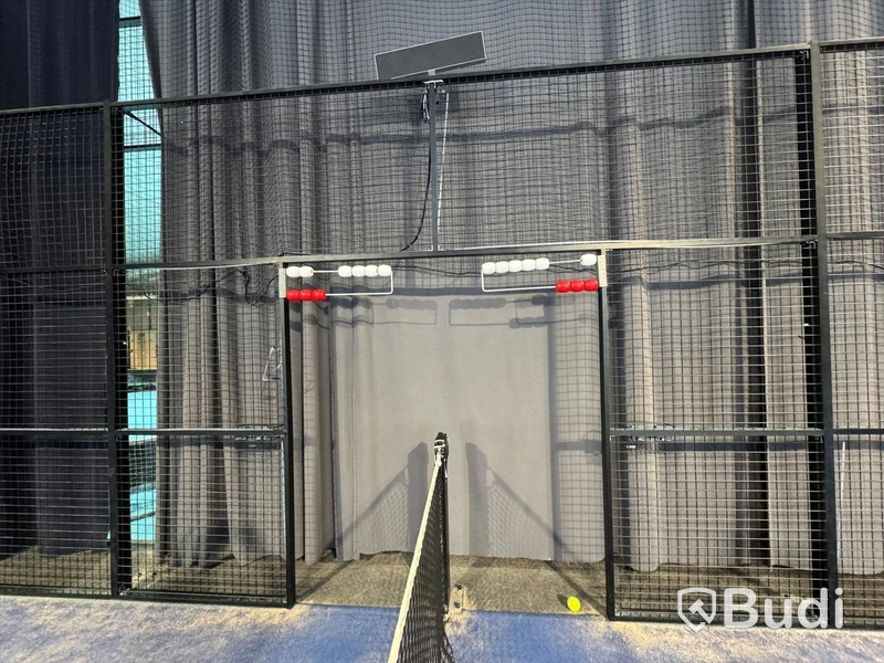Padel court, panorama model in aluminum incl. net - suitable for both outdoor and indoor use