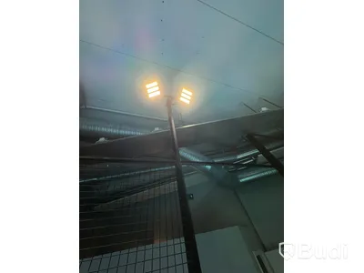 Aluminum padel court without a net, suitable for indoor and outdoor use