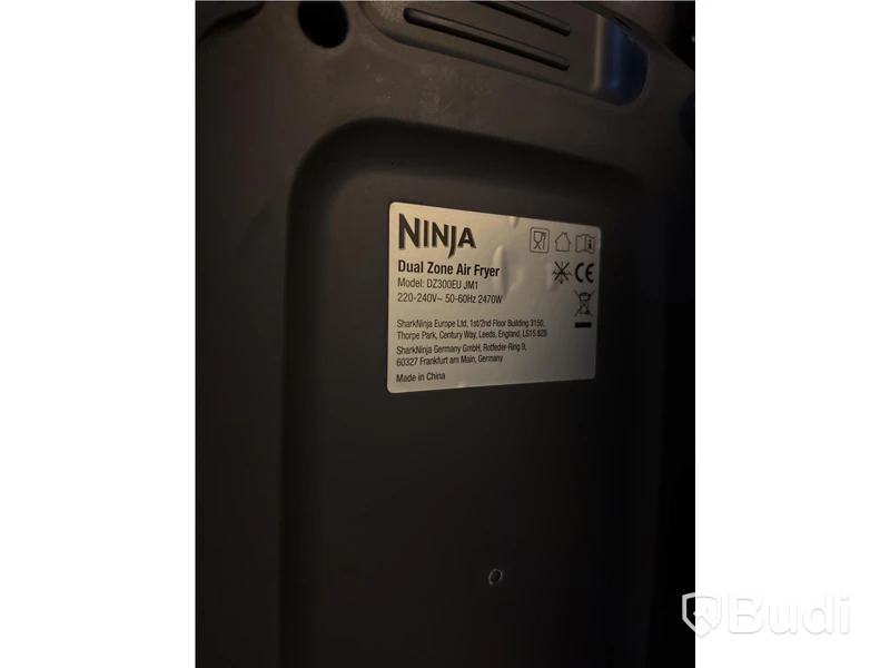 Varmluftsfritös Airfryer Ninja DZ201EU, dual zone