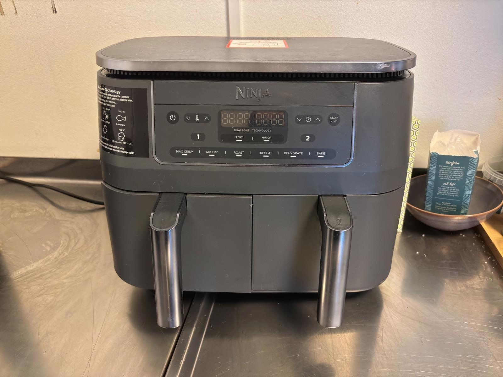 Air fryer Ninja DZ201EU, dual zone