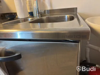 Arbetsbänk Metos, med diskho och ett skåp